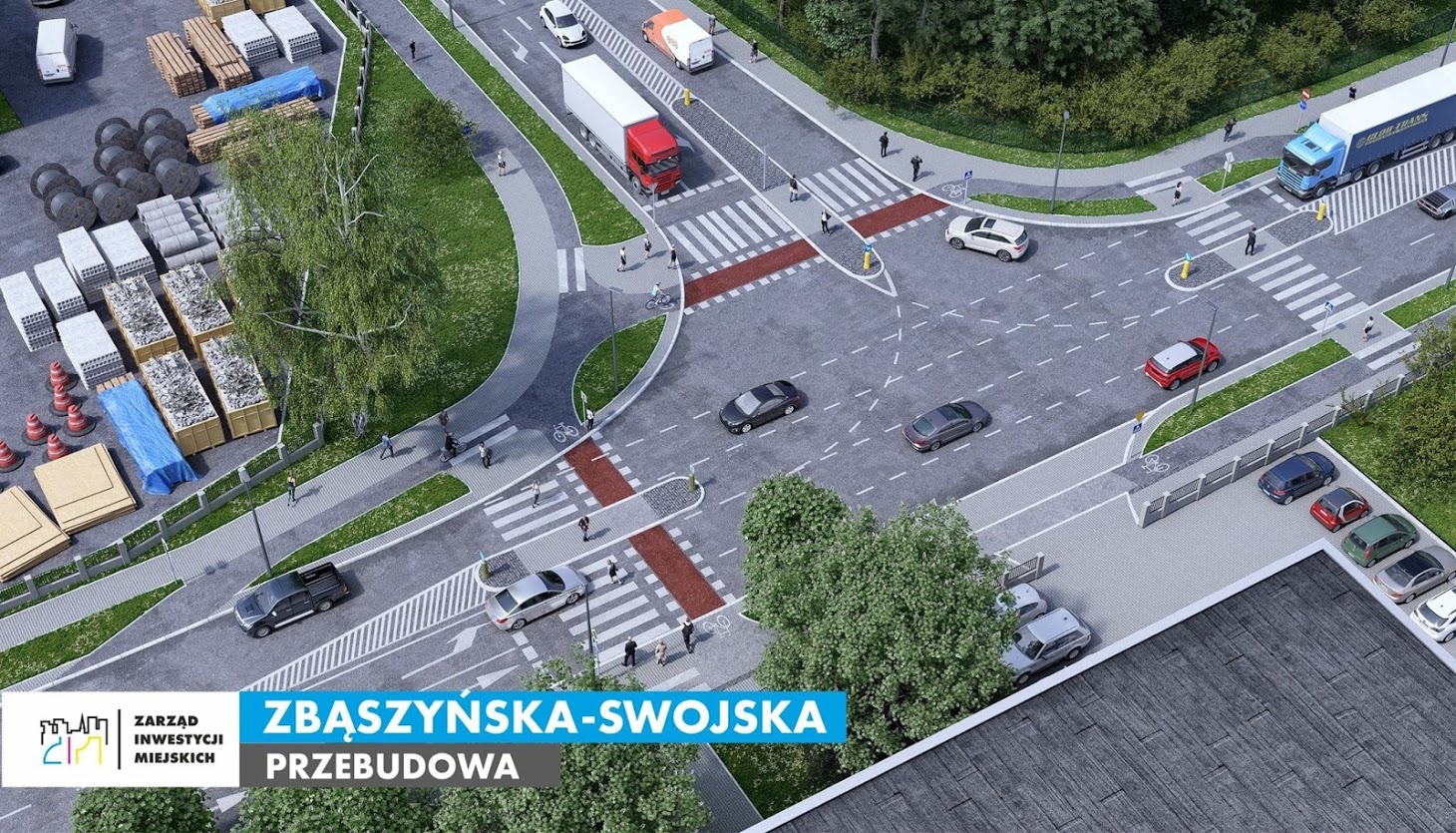 Ta planuje się przebudować skrzyżowanie ul. Zbąszyńskiej z ul. Brukową